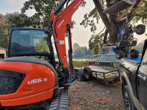 aExcavator