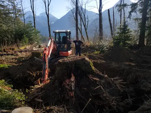 aExcavator