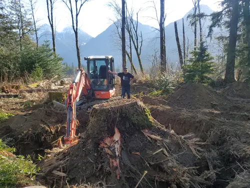 aExcavator