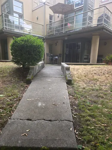 Maple Ridge Stairs and Ground Settling