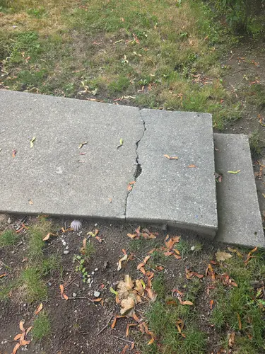 Maple Ridge Stairs and Ground Settling