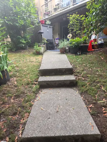 Maple Ridge Stairs and Ground Settling