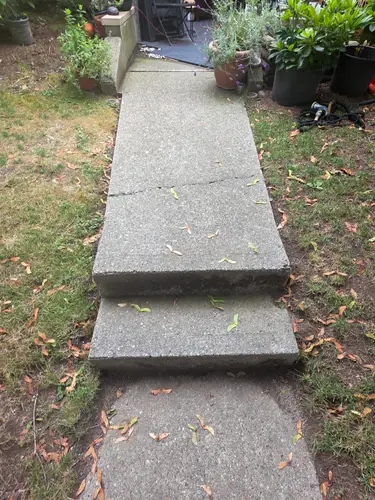 Maple Ridge Stairs and Ground Settling