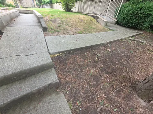 Maple Ridge Stairs and Ground Settling