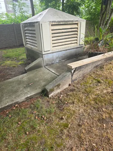 Maple Ridge Stairs and Ground Settling