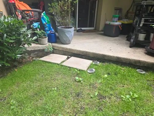 Maple Ridge Stairs and Ground Settling