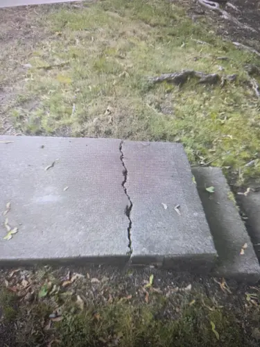 Maple Ridge Stairs and Ground Settling